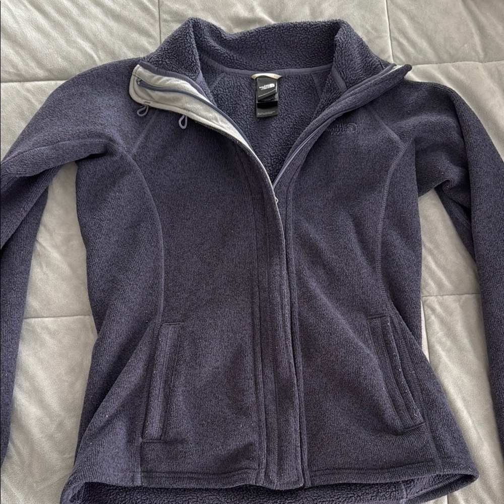 Women's Cozy Fleece Jacket - Purple